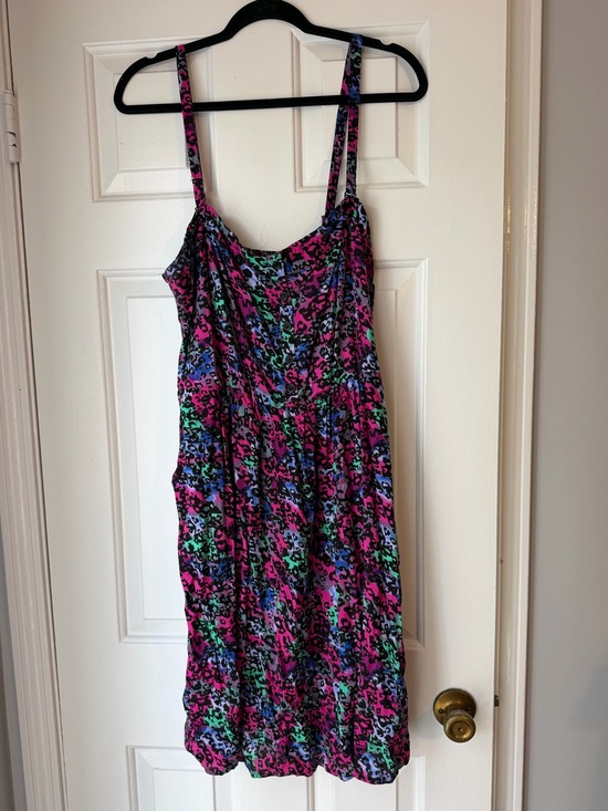 torrid Dresses & Skirts - Torrid Multicolor Leopard Print Midi Dress